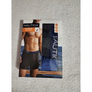 Nautica 3 pack Soft Stretch Boxers Briefs for Men